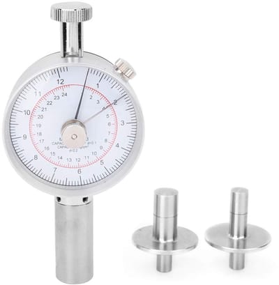 Dailygoods - Fruit Penetrometer - Hardheidstest apparaat - Voor fruitonderzoek - Handmeter - Met 2 meetkoppen - Ideaal voor fruittelers - Geschikt voo...
