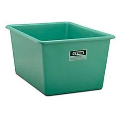 Rechthoekige container Standaard, GFK, 1100 l, groen