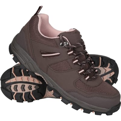 Mountain Warehouse Dames/dames Mcleod brede wandelschoenen (Donkerbruin)