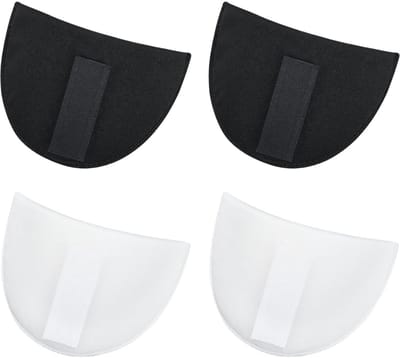 Dailygoody - Schoudervullingen - Ademend en Verstelbaar met Klittenband - Perfect voor Dameskleding - 2 Paar Inclusief - Ideaal voor Fashion - Onderst