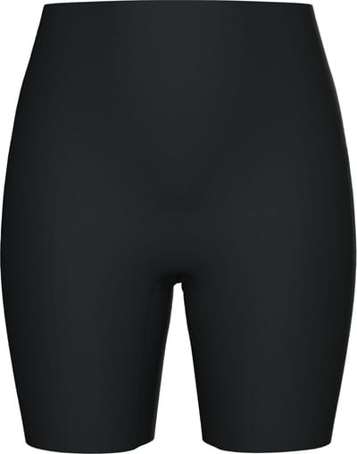 Naadloze hoge dames boxershort met lange pijpjes - Seamless - Korte legging - Broekje voor onder jurk - Zwart / XS/S
