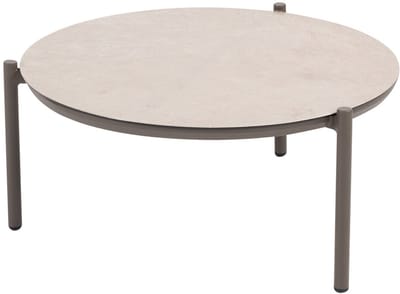 4 Seasons Vic loungetafel Ø73xH35 cm terre - ceramic print