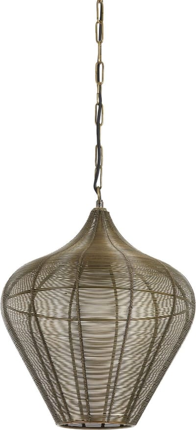 Light & Living Hanglamp Alvaro - Antiek Brons - Ø36cm - Modern - Hanglampen Eetkamer, Slaapkamer, Woonkamer