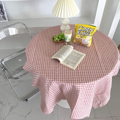 Dailygoods- Tafelkleed Katoen - Stofdicht - Rond Tafelkleed - Klein Tafelkleed - Eetkamer Tafelblad - Decoratie 70x70 cm - Tafelbedekking