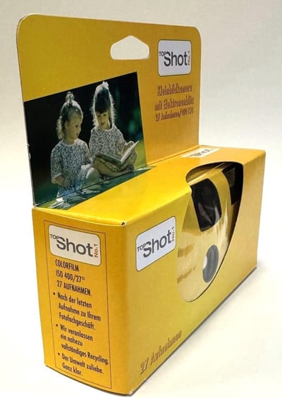 Wegwerp Camera's - Feest Camera's - Bruiloft Fotografie - 10 Stuks Pakket - 27 Opnames - Geel