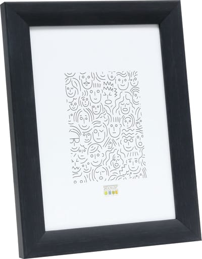 Deknudt Frames fotolijst S54SF9 - zwarte houtkleur - hout - 9x13 cm