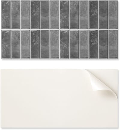 Zelfklevend decoratief vinylpaneel met print, 100x50 cm, geometrische tegelindeling