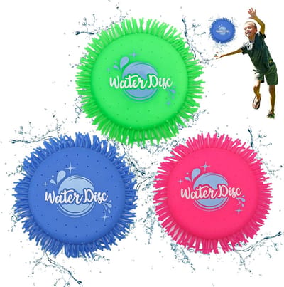 3 Stuks Watersproei Frisbee Set voor Zomerplezier in Zwembad en Tuin