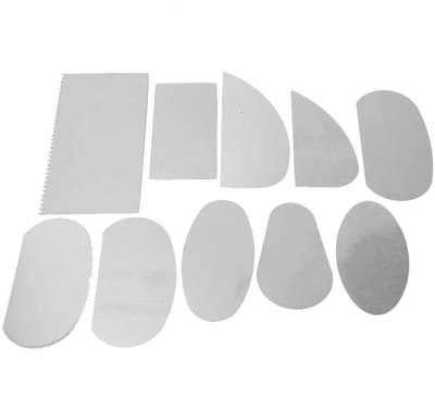 Dailygoody - Rvs Spatula Knife Set - 10-delige set voor