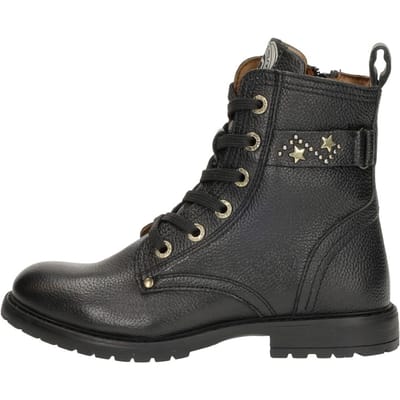 Develab 44366 922 Meisjes Veterboots - Zwart - 27