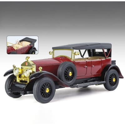 1:24 Rolls Royce Phantom I 1925 Luxe Klassiek Retro Sedan Legering Diecast Modelauto Huis Trendy Speelgoed Ornamenten Verjaardagscadeau