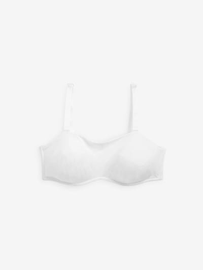 Next - Dames - Niet-gewatteerde, strakke strapless en multifunctionele bandeau-bh DD+ - Wit