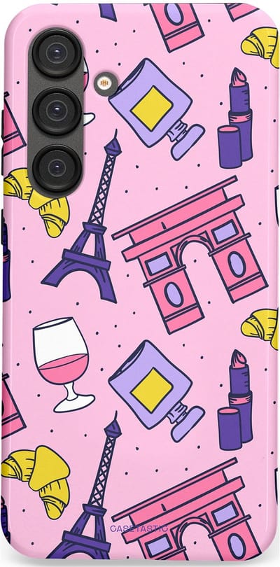 Casetastic Hoesje Geschikt voor Samsung S25 Plus - Stijlvolle Beschermende Duo-layer Case - Trip to Paris
