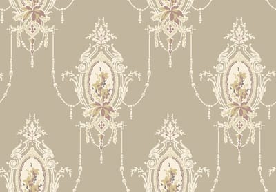 Duro Vliesbehang 518-02 - Gammalsvenska klassiker - Klassiek Beige - 53cm x 10.05m