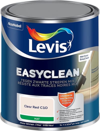 Levis - Easyclean Tegen Zwarte Strepen Mix - Clear Red C10 - Mengverf - 1 L