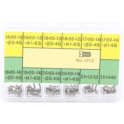 Roestvrijstalen Achterdekschroef Horloge Horloge Reparatiegereedschap Accessoire voor Horlogemaker (1212) yellow