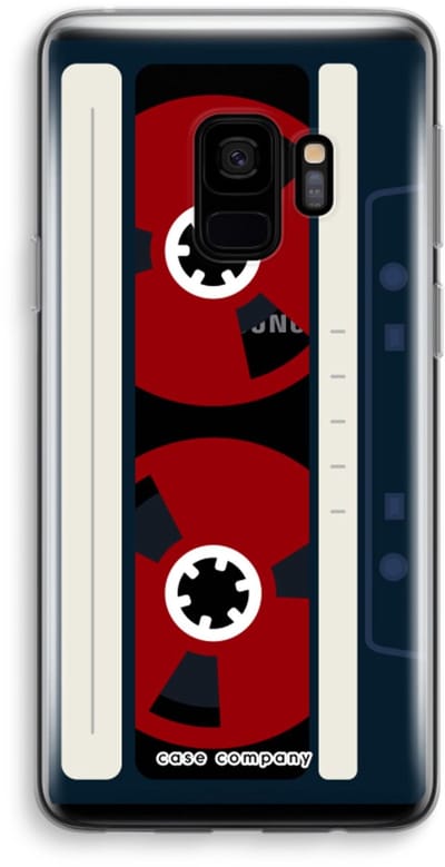 Case Company® - Hoesje geschikt voor Samsung Galaxy S9 hoesje - Here's your tape - Soft Cover Telefoonhoesje - Bescherming aan alle Kanten en Schermrand