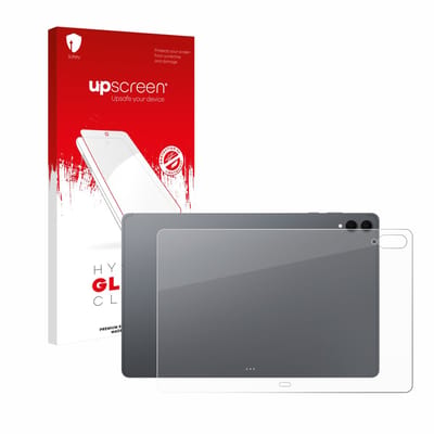 upscreen - Screenprotector voor Samsung Galaxy Tab S11 Ultra (Achterkant) - Folie Beschermfolie Beschermglas transparant