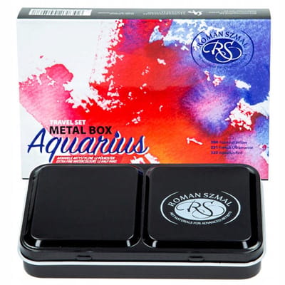 Aquarius Reisset Aquarelverf Metaal 12 Kleuren