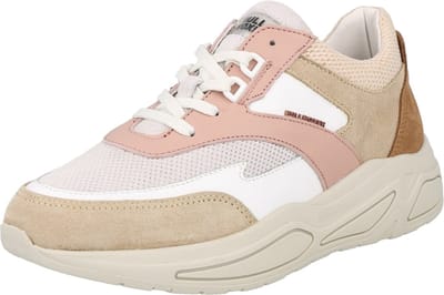 Bullboxer - Sneaker - Women - Beige/Pink - 37 - Sneakers