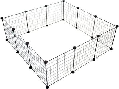 knaagdieren - Ren - speelpark voor konijnen en knaagdieren - 107x107x35cm