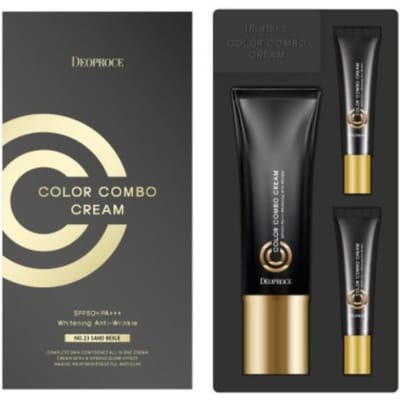 Crème combinée couleur Deoproce N°21/N°23 SPF50+ PA+++ 40g No.21