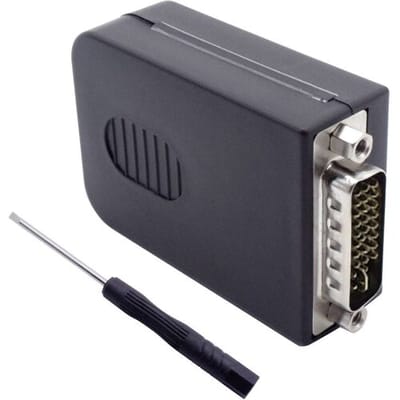 Quadrios 2001C223 DVI-connector Stekker, recht Aantal polen: 30 Zwart 1 stuk(s)