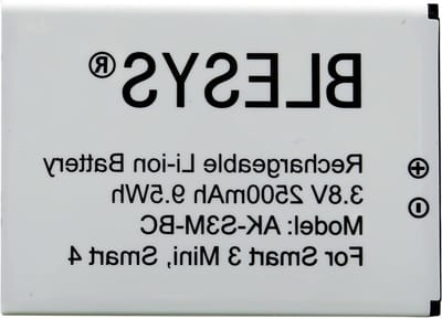 Vervangende batterij voor Emporia SMART 3 en 4 smartphones - 2500 mAh, 9.50 Wh, betrouwbaar en duurzaam