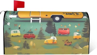 Brievenbus Cover - Brievenbus Decoratie - Tuin Aankleden - Magnetische Bevestiging - Standaard Formaat - Zwart