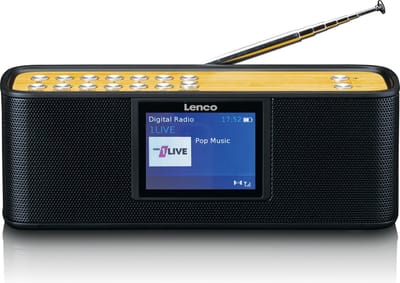 Lenco PDR-045BK - DAB+ radio with Bluetooth 5.0 - DAB+/FM - Stereo