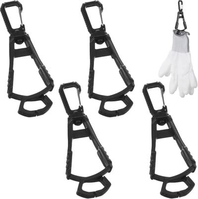 4 Stuks Handschoenhouders met 360° Rotatie, Antiverlies Clips voor Werkhandschoenen, Handige Grip en Organisatie voor Handschoenen
