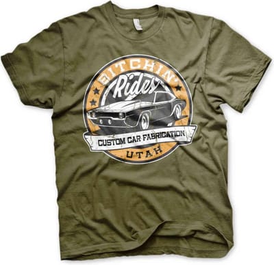 Bitchin' Rides Heren Tshirt -S- Utah Groen