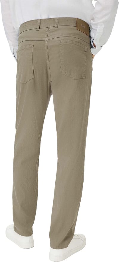 Broek Brax Cooper 5-pocket normale fit khaki