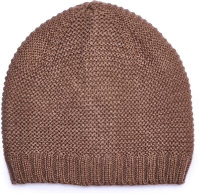 Sarlini Baby Muts Bruin 6-12 maanden - Wintermuts met Fleece Voering