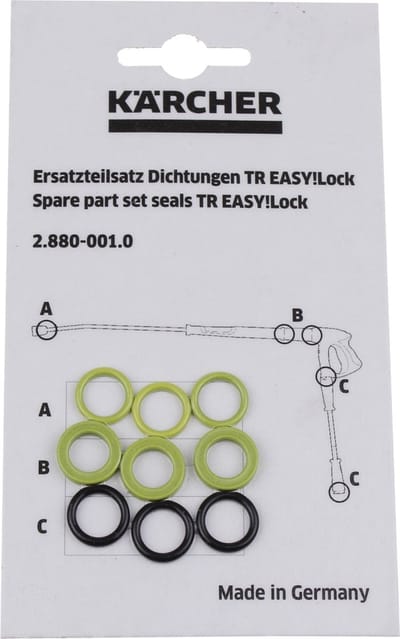 Kärcher Pressure washer Karcher Gasket set with 9x O-rings for TR thread