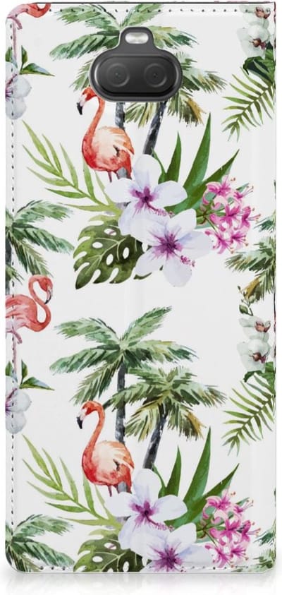 Sony Xperia 10 Plus Hoesje maken Flamingo Palms