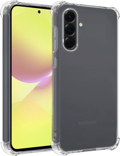 Hoesje - Geschikt voor Samsung Galaxy A36 - Sterk & Shockproof - Siliconen Case - Back Cover - Telefoon Hoes Shock Proof - Telefoonhoesjes - Transparant