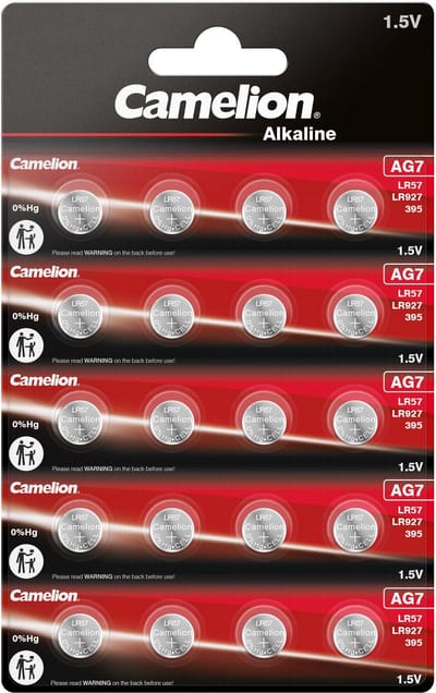 Camelion Alkaline AG7 1,5V blister 20