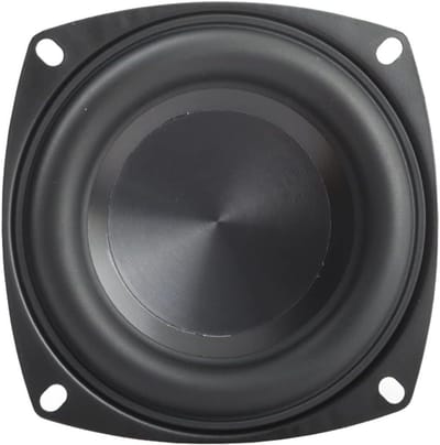 Subwoofer Luidspreker - Bass Speaker - Home Theater - Kristalhelder Geluid - 4 Inch - Zwart
