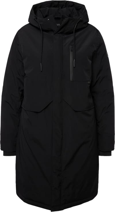 Ulla Popken - Dames - HYPRAR functionele jas waterdicht 2-wegzipper - Zwart - Maat 42+