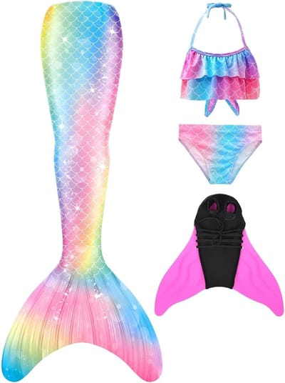 Zeemeermin Staart - Zwempak - Zwemmen - Verschillende Maten - Tot 170cm