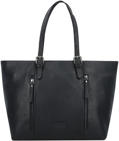 Jack Kinsky Montreal Schoudertas Leer 34 cm - Dames - schwarz