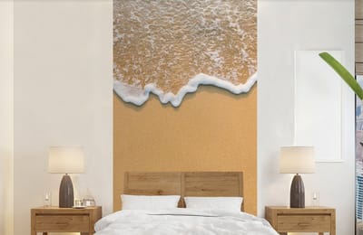 Behang - Fotobehang Strand - Zomer - Zee - Breedte 120 cm x hoogte 240 cm