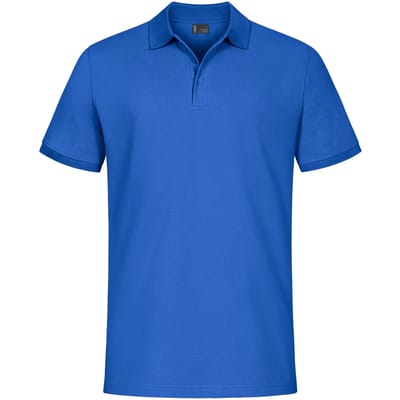 Herenpolo 'Promodoro' met korte mouwen Cobalt Blue - S