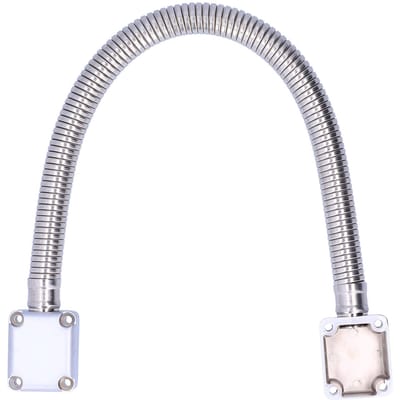 Protecteur de câble en acier inoxydable pour boucle de porte, montage apparent, tube de protection de fil pour contrôle d'accès