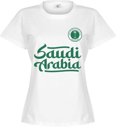 Saudi-Arabië Team T-Shirt - Wit - Dames - S