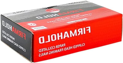Geknipte Kop Spijkers - Ring Schacht Nagels - Robuuste Bevestiging - Diamantpunt Penetratie - 3.1 x 80 mm - Zwart