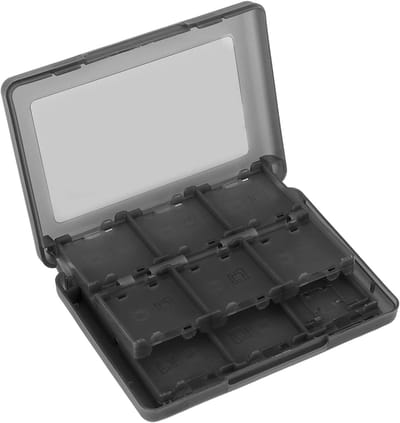 28-in-1 Game Memory Card Case - PP Plastic Cartridge Opbergdoos voor 3DS, DSL, DSI en LL - Zwart