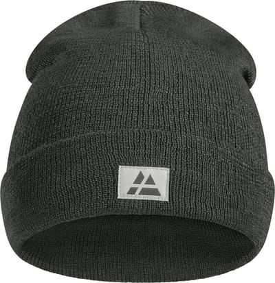 DANISH ENDURANCE Beanie van Gerecycelde Materialen - Gebreid - Donkergrijs