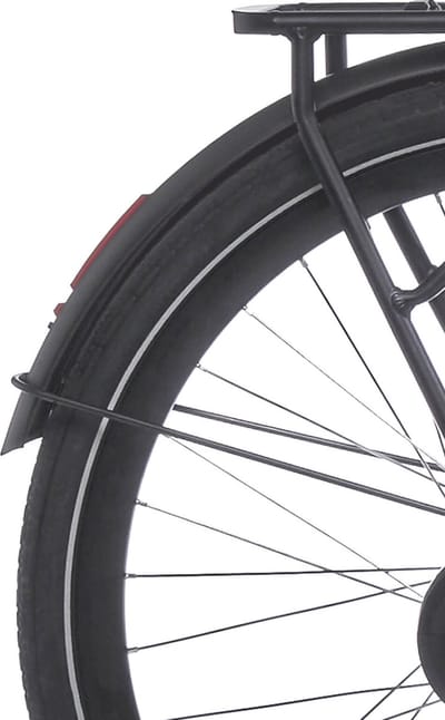 Cortina Spatbord achter 28 E-Nite pling black graphite matt